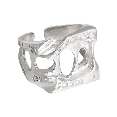 Hyperbole Rings for Women Sterling Silver 925 Irregular Minimalist Designer Personalized Fine party open 2021 trend jewelry