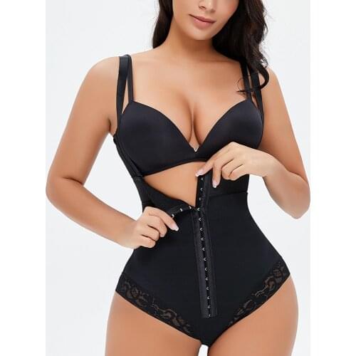 S-6XL Size Body Shaper Women Bodysuit Slimming Waist Trainer Shapewear Tummy Control Postpartum Renovation Underwear Panty Black