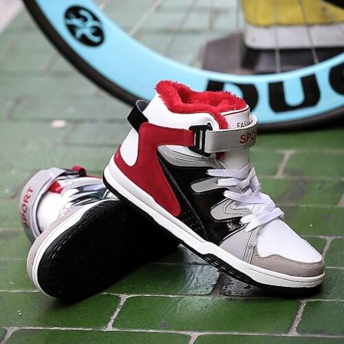 High Top Sneakers Sports Casual Shoes Black Mens Leather Men Fashion 2020 Spring For Sneakers Mens Trainers Man