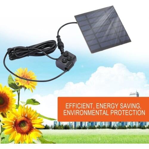 New Professional Outdoor Solar Power Water Pump Garden Sun plants watering outdoor water Fountain Pool Pump Kit EU Plug