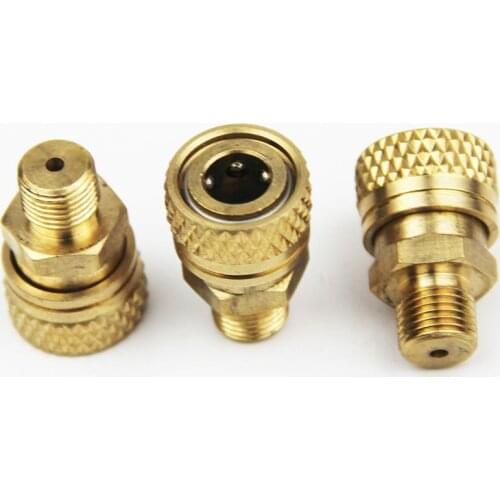 2 PCS New High Quality Copper 1/8 BSPP Outer Thread Paintball PCP Fitting 8mm Female Copper Quick Connector Outdoor Accessories