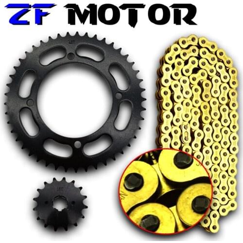 1 Set Front and Rear Sprocket Chain & chain For Yamaha XV250 Motorcycle Accessories sprocket chain 520HV-120L