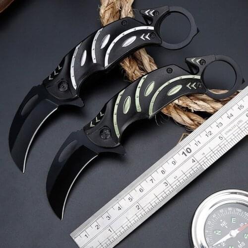 Direct Selling Tactical High Hardness Field Survival Claw Knife Multifunctional Game Outdoor Claw Knife Good Edc Gift for Men