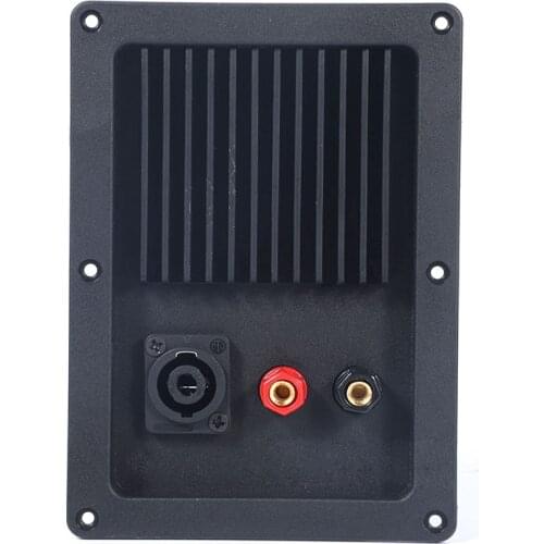 2pcs/lot Professional stage speaker junction box Terminal board Connector with red and black binding posts Opening 144*95mm