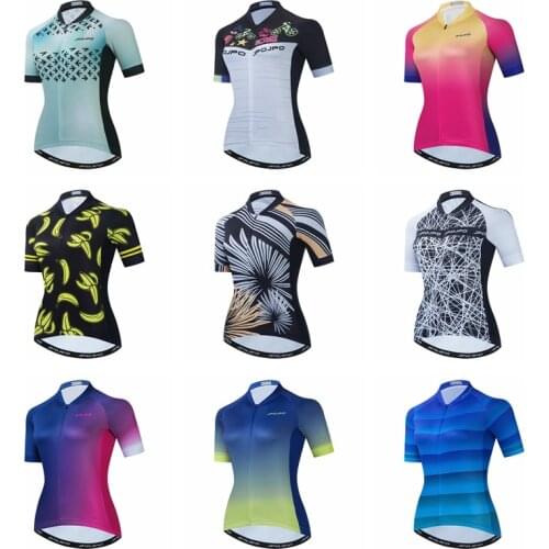 Weimostar Bike Team Cycling Jersey Women Summer Bike Jersey Tops Mountain Bicycle Clothing Quick Dry Cycling Shirt Ropa Ciclismo