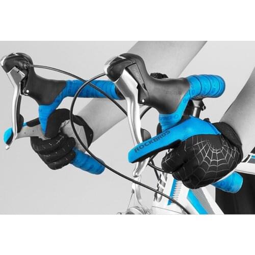 ROCKBROS Half Finger Cycling Gloves Summer Sensitive Touch Screen Short Finger Gloves Men Women Outdoor Breathable