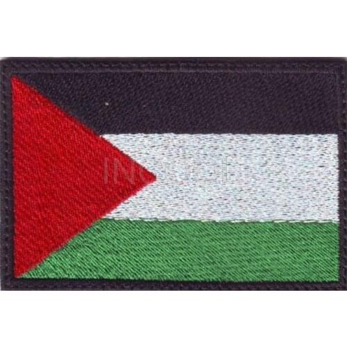 Embroidery Patch Palestine Flag Military US Army Patch Tactical Emblem Badges Appliques Embroidered Patches For Clothing