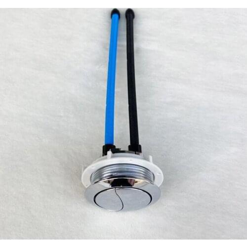 WDI B5502 Button 48mm Dual Push Button Flush Toilet Seat Water Tank Valve WC Double Rods Bathroom Toilet Water Switch