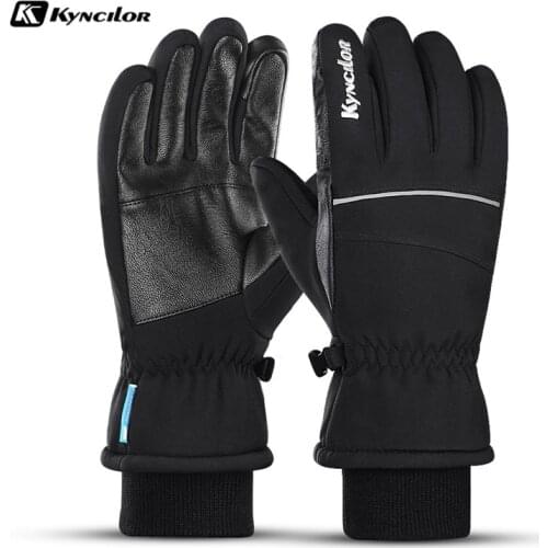 Winter Mens Ski Snow Gloves Warm Thermal Snowboard Skiing Motorcycle Riding Gloves Outdoor Sports Windproof Waterproof Gloves