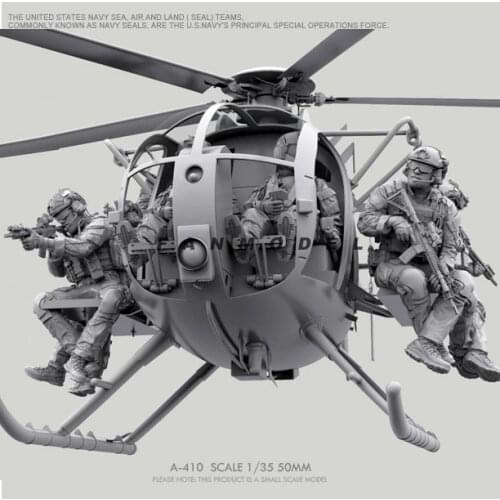 1/35 Resin model kits DIY toy soldier self-assembled A-410