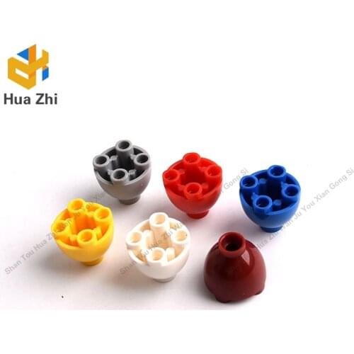 Building Blocks Parts 24947 10PCS Brick Round 2 x 2 x 1 1/3 Inverted LEGOING MOCS Education