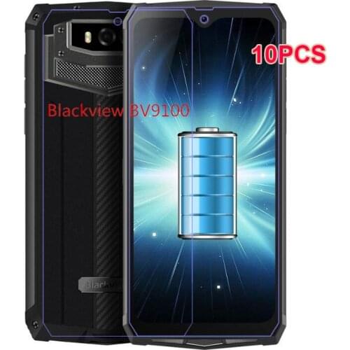 10PCS For Blackview BV9100 Tempered Glass Screen Protector 9H 2.5D Mobile Phone Film For Blackview BV9100 Pro Case Glass Cover