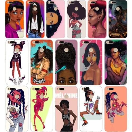 10AA Black Girl Magic Melanin Poppin gift Soft Silicone Tpu Cover phone Case for Xiaomi Redmi Mi A1 A2 8 lite