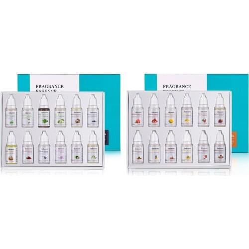 12PCS 10ML Candle Flavoring Essence Lipstick Colorant Lip Gloss Soap Essence For DIY Accessories Plants Fruit Fragrance