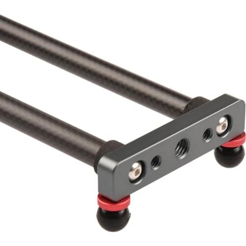 16 Inch/40cm Mini Table Top Video Camera Slider Carbon Fiber Rail Rods Up to 11 H054