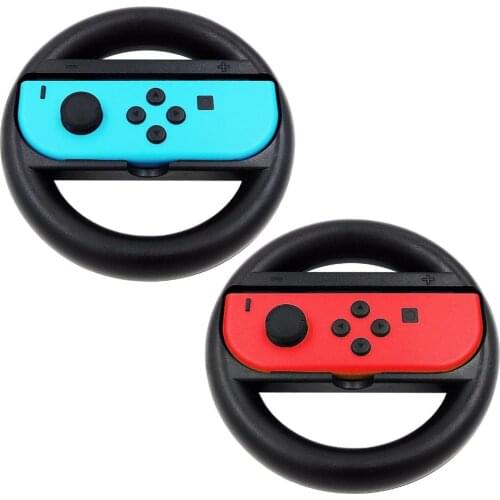 2Pcs Joy-Con Wheel For Nintendo Switch Racing Game Wheel Controller NS Joy-Con Grip Cart Holder Support Dropshipping