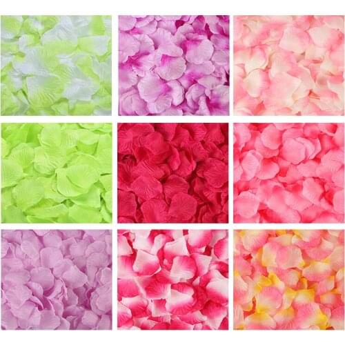 300Pcs 5cm Wedding flowers Mini silk Rose petal Artificial Silk Flowers bouquet For Wreaths DIY Wedding Scrapbooking Fake Flower