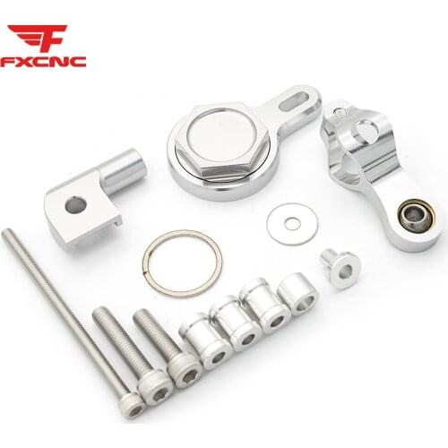 For Yamaha YZF R1 YZFR1 1998 - 2001 1999 CNC Aluminum Motorcycle Steering Damper Stabilizer Bracket Mounting Support Kit Holder