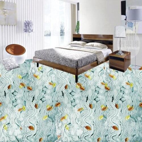 Free shipping 3d flooring moisture proof self-adhesive living room kids bedroom Hand-painted European parquet floor wallpaper