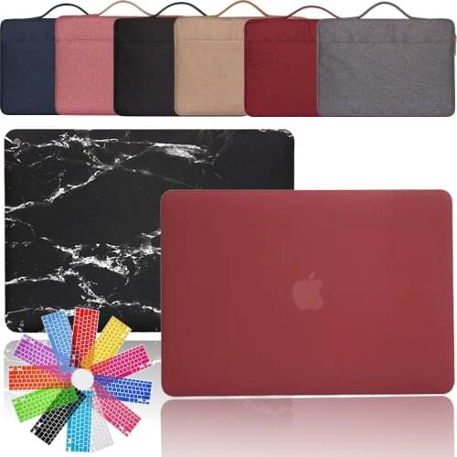 Laptop Bag for MacBook Pro Air 11/ 12 /13 /15/ 16 Inch Matte Clear Laptop Case +with Keyboard Film+Laptop Bag