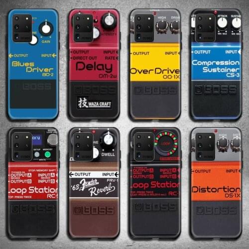Boss Distorion Pedal Phone Case For Samsung Galaxy S21 Plus Ultra S20 FE M11 S8 S9 plus S10 5G lite 2020