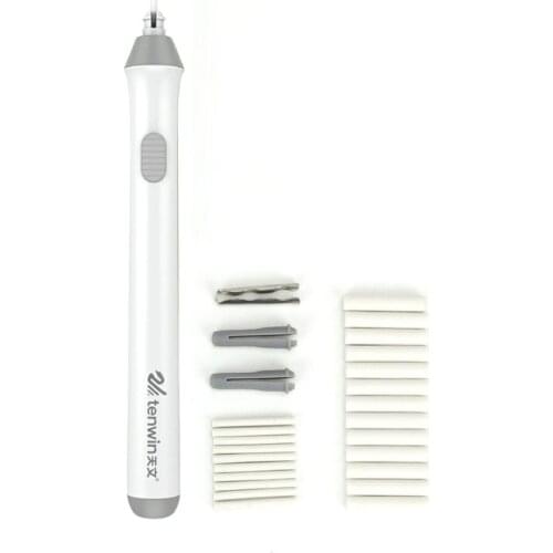 Electric Eraser Length Adjustable Pencil Eraser Kit Sketch Highlight Eraser Pen Drawing Mechanical Art Student Painting Tools