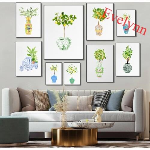 Настенные акварельные картины Fanxishi China At AliExpress