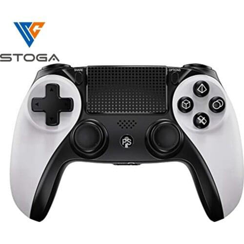 Stoga Gamepad Controller Remote Joypad 6 Axis Gyro Motion Dual Vibration Touchpad and Audio Function For PS4 PS4 Pro Upgraded