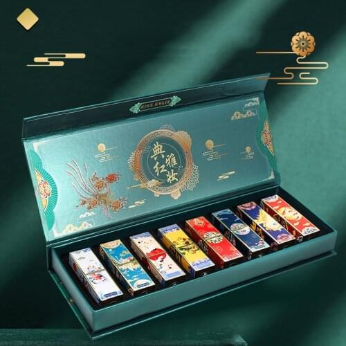 Classical 8Pcs Packing Matte Solid Lipstick Set Waterproof Long Lasting Moisturizing Lip Stick for Women Makeup Cosmetics Set