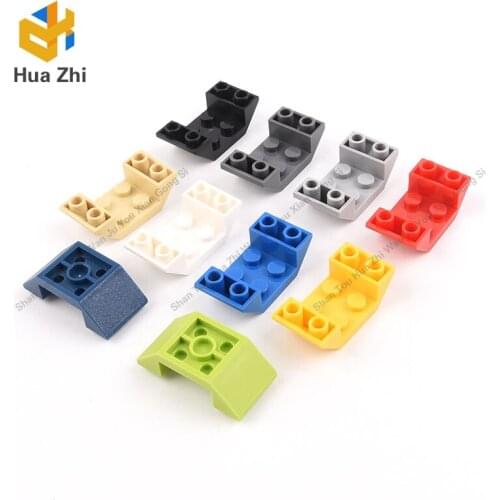 "Building Blocks Parts 4871 10PCS Slope Inverted 45degrees 4 x 2 Double LEGOING MOCS Education"