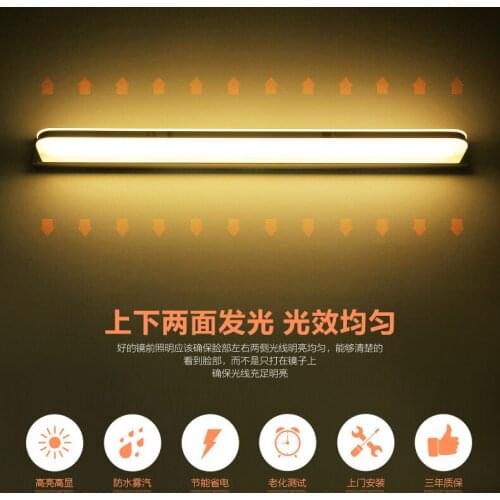 Lens headlight bathroom light mirror drawing light counter light mirror light quality goods contemporary and contracted