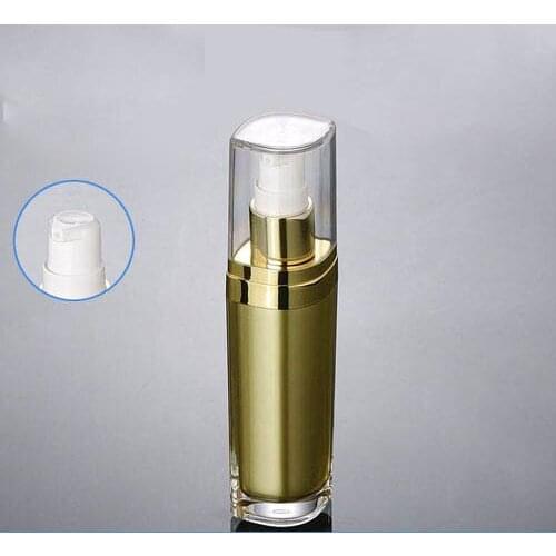 NEW 60ML GOLD acrylic eye shape pump lotion bottle cosmetic container press pump bottle Cosmetic bottle Cosmetic Packaging
