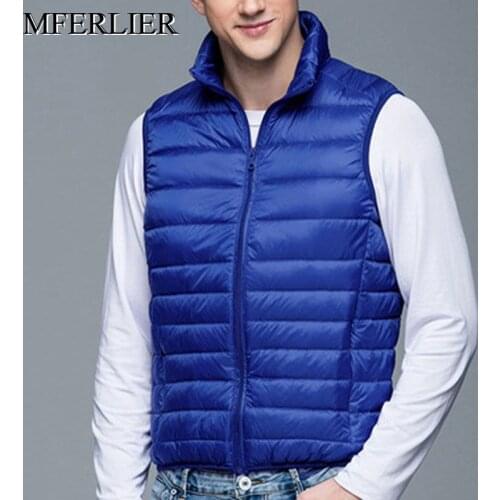 Autumn spring vest men Plus size 5XL 6XL 7XL Bust 136cm Loose men vest