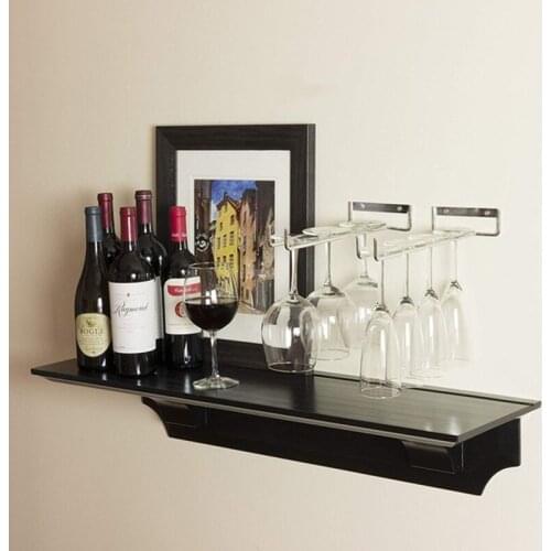 1pc High Quality Useful 30cm Iron Wine Rack Glass Holder Hanging Bar Hanger Shelf