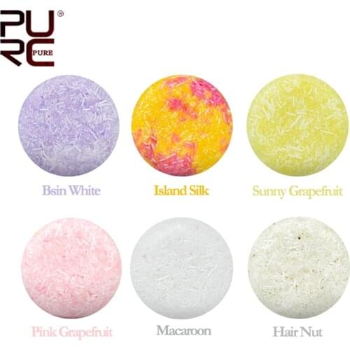 PURC New Arrivals Organic Natural Shampoo Bar Handmade Cold Processed Dry Shampoo Soap Soild Shampoo Bar Portable Hair Care Bar