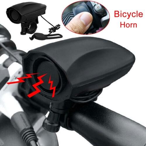 Universal Loud 123db Electric Horn Bike Bicycle Horn Alarm Bell Safety Cycling Riding Ring Alarm Safety Bell Bicycle Accessories