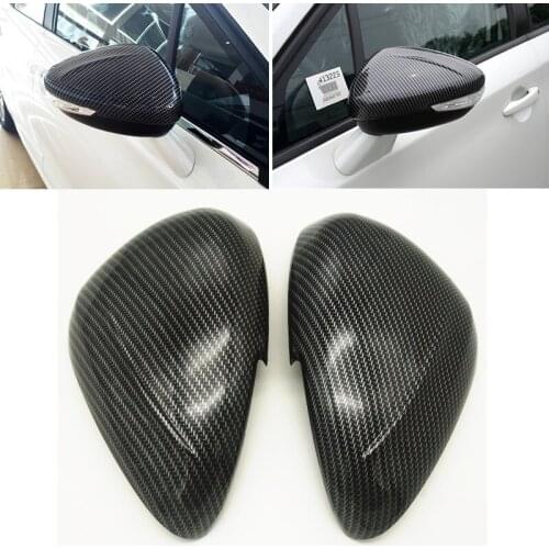SKTOO Car Stying Fit For Peugeot 301 308 408 508 2008 3008 308S Door Side Mirror Cover Rear View Cap Accessories