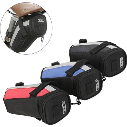 Nylon Bicycle Bag Bike Saddle Bag Waterproof MTB Bike Seat Pannier Cycling Seat Tail Rear Pouch For Bicycle Bike Accessories