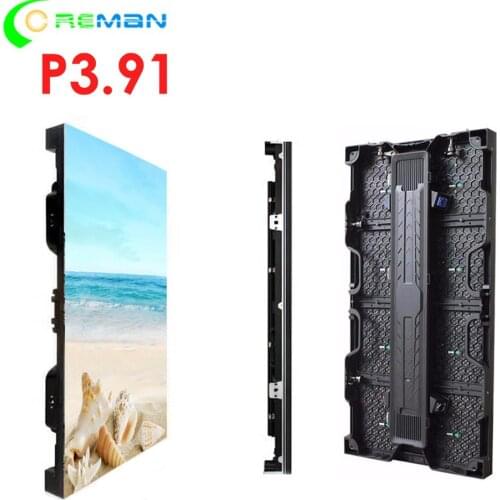 Slim led panel p3.91 p2.97 p3.47 p5.95 500x1000 aluminum cabinet light weight small led TV