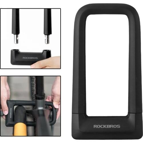 Bike U-lock High End Hydraulic Shear Resistant Lock Motorcycle Lock Convenient Lock Frame Bicycle Accessories