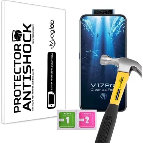 Protector de Pantalla Anti-Shock Anti-Golpe Anti-arañazos Compatible con Vivo V17 Pro