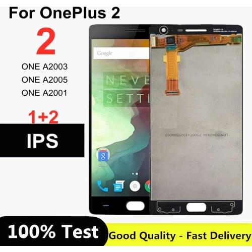 For OnePlus Two LCD Display Screen Touch Panel Complete Assembly for One Plus 2 A2001 A2003 A2005 LCD Digitizer 1+2