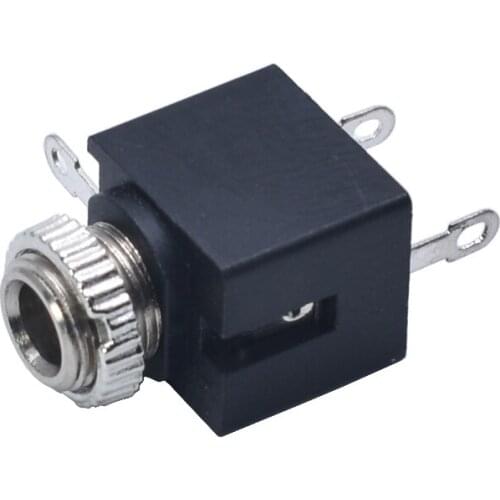 100Pcs High Quality 3.5mm Female Audio Connector 3 Pin DIP Headphone Jack Socket Mono/Stereo Channel PJ-301M PJ301M