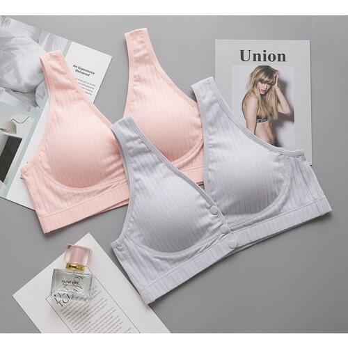 2021 High Quality Maternity Nursing Bras New Fashion Striped Underwear Bra For Pregnant Women Postpartum Breastfeeding Clothings