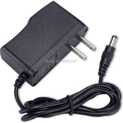 50PCS High Quality AC100V-240V Converter DC 6V 1A 1000mA US Plug Power Adapter Supply Tablet Charger Reverse Polarity Negative