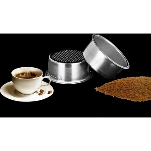 51mm Stainless Steel Coffee Machine Filter Cup Bowl for Delonghi EC5 EC7 EC9 Easy to Clean Reusable Sturdy Corrosion-resistant