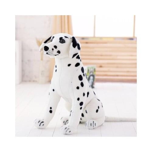 White spotted dog large 60 cm Dalmatian plush toy hug toy dog plush toy ,Christmas gift x244