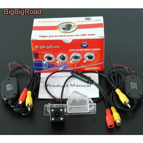 BigBigRoad Car Rear View Backup CCD Camera Night Vision Waterproof parking camera For Jeep Cherokee 2014 2015 2016 KL renegade