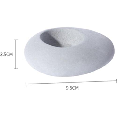 Cement Egg Shape Candlestick Silicone Mold for Creative Diy Handmade Craft Molds Concrete Mould
