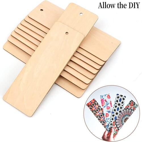 20 Pcs Wood Blank Bookmarks Bulk and a Long Rope for Books Reading Office Accessories Christmas Cards Wedding Birthday DIY card